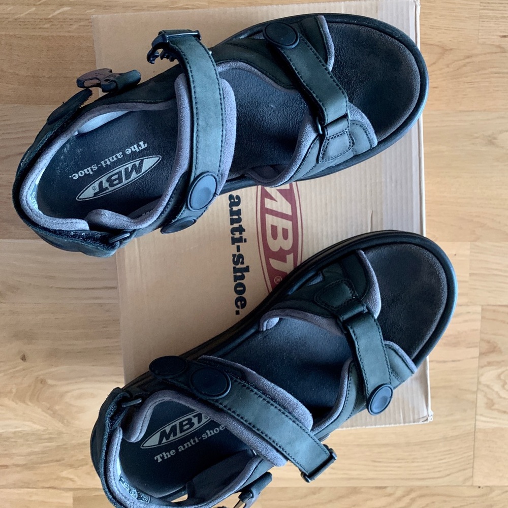 Men’s MBT anti-shoe Sandals kisumu Black